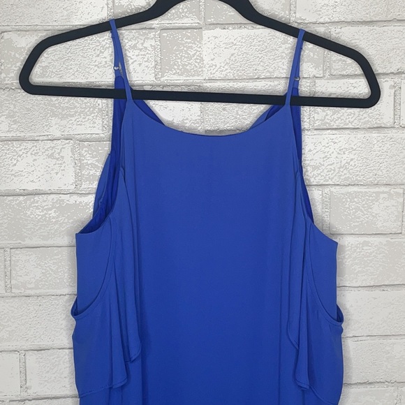 NWT Naked Zibra Blue Off the Shoulder Ruffle Dress - Picture 5 of 14